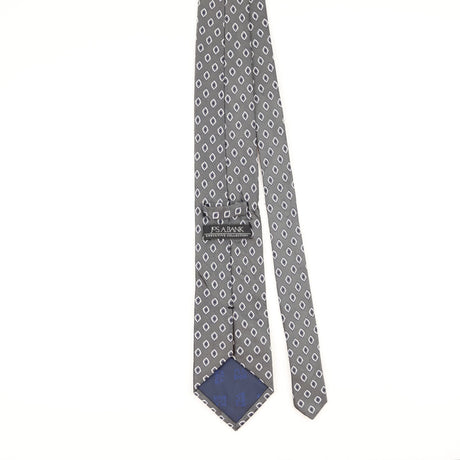 Back of Vintage 1990's Jos. A. Bank Geometric Patterned Tie