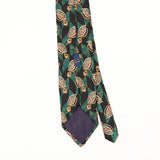 Back Back Detail of Vintage 1990's Geometric Patterned Tie