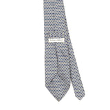 Back Back Detail of Vintage 1990's Geometric Patterned Tie