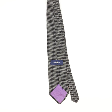 Back of Vintage Nautica Geometric Patterned Tie