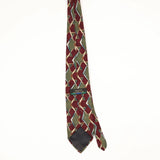 Back Back of Vintage 1990's Alexander Julian Geometric Patterned Tie