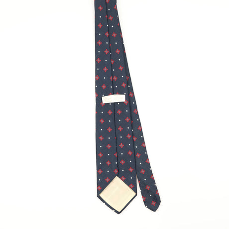 Back of Vintage 1980's Geometric Patterned Tie