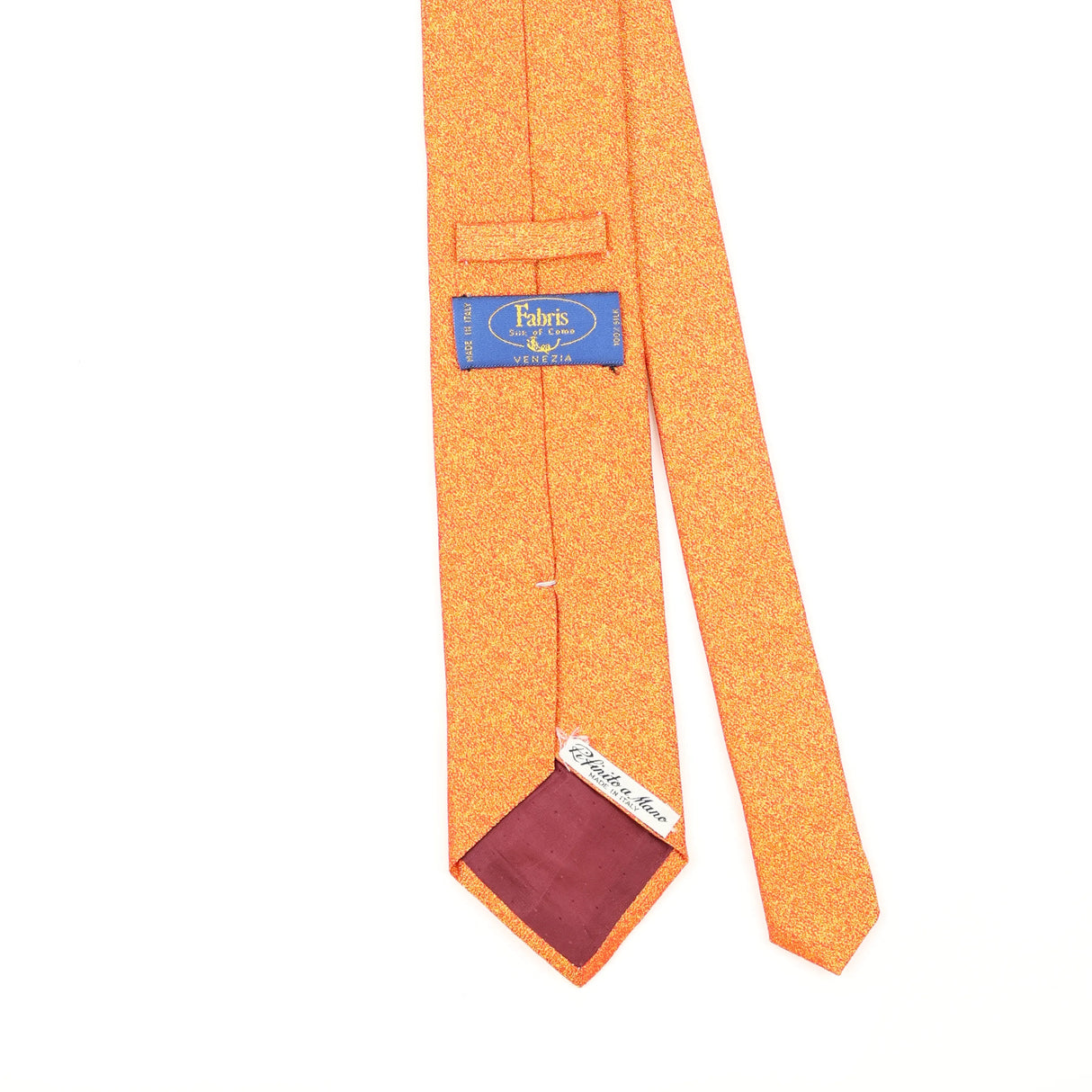 Back Detail of Vintage 1990's Plain Patterned Tie