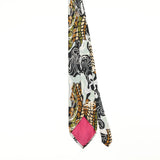 Back of Vintage 1990's Abstract Patterned Tie