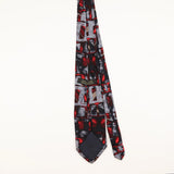 Back of Vintage 1990's Abstract Patterned Tie
