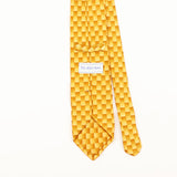 Back Detail of Vintage 1990's Geometric Patterned Tie