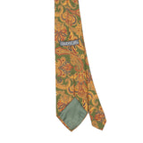 Back Back Detail of Vintage 1990's Paisley Patterned Tie