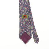Back Detail of Vintage 1990's Boston Traders Geometric Patterned Tie