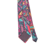 Back Back Detail of Vintage 1990's Abstract Patterned Tie
