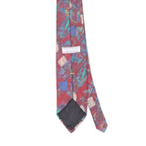 Back Back Detail of Vintage 1990's Abstract Patterned Tie
