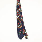 Back Back of Vintage 1990's Disney Mickey Mouse Cartoon Patterned Tie