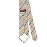 Back Detail of Vintage 1990's Yves Saint Laurent Striped Patterned Tie