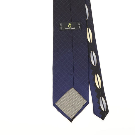 Back Detail of Vintage 1990's Geometric Patterned Tie