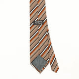 Back Back Detail of Vintage 1990's Striped Patterned Tie