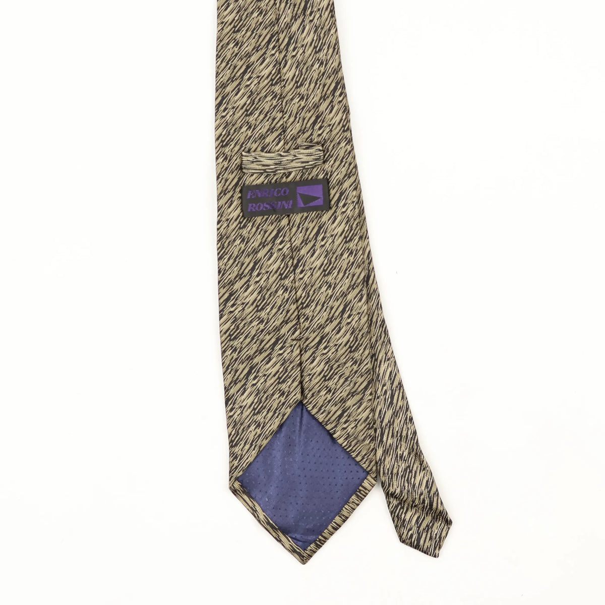 Back Back Detail of Vintage Abstract Patterned Tie