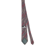 Back of Vintage 1990's Striped Patterned Tie