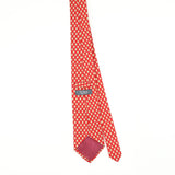 Back Back of Vintage 1990's Tie Rack Geometric Patterned Tie