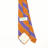 Back Back Detail of Vintage 1980's Striped Patterned Tie