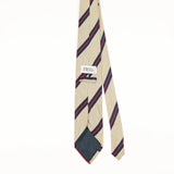 Back of Vintage 1990's Striped Patterned Tie