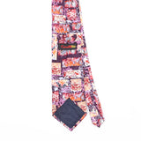 Back Back Detail of Vintage Grafitti Abstract Patterned Tie