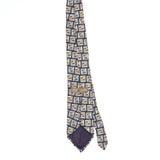 Back Back of Vintage 1990's John Henry Geometric Patterned Tie