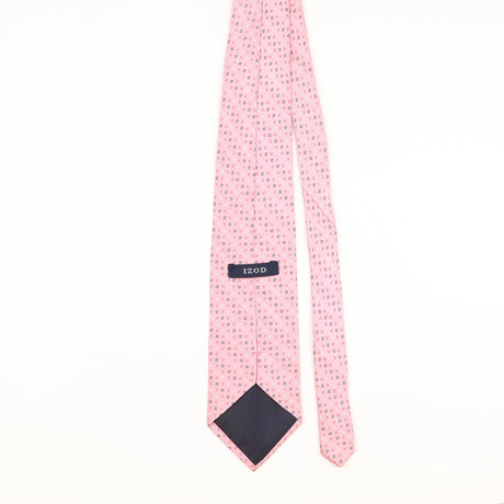 Back of Vintage Izod Geometric Patterned Tie