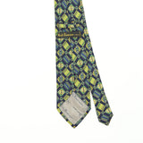 Back Back Detail of Vintage 1990's Geometric Patterned Tie