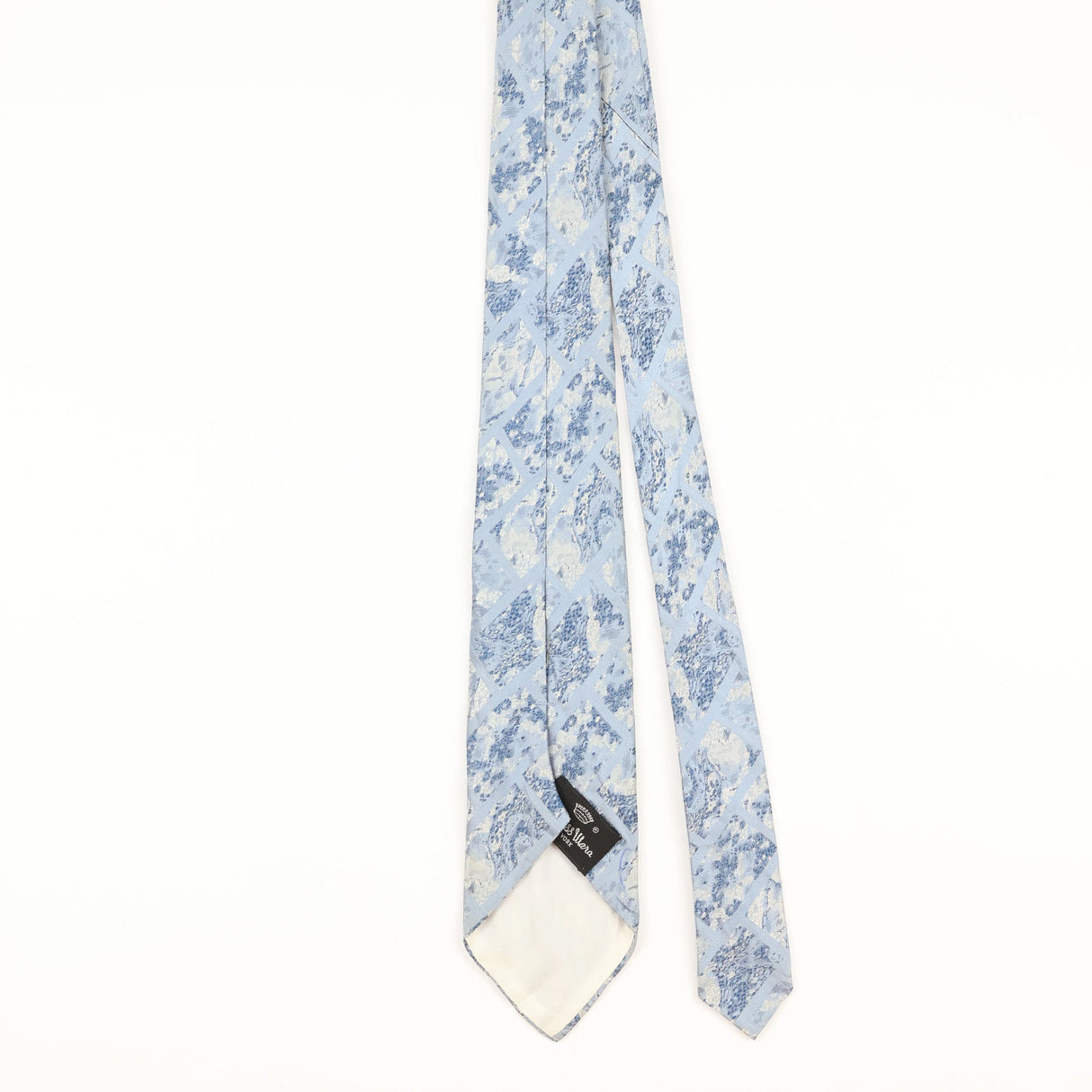 Back of Vintage 1980's Countess Mara Abstract Patterned Tie