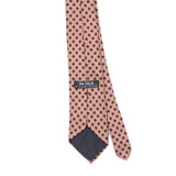 Back Back Detail of Vintage 1990's Foulard Geometric Patterned Tie