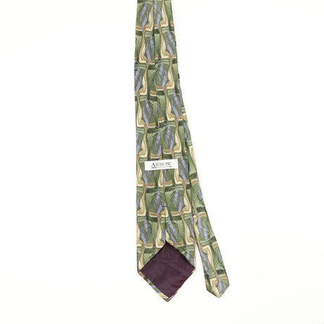 Back Back of Vintage 1990's Abstract Patterned Tie