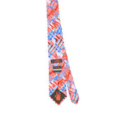 Back Back of Vintage Jerry Garcia Abstract Patterned Tie