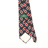 Back Detail of Vintage 1990's Geometric Patterned Tie