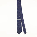 Back of Vintage Polka Dot Patterned Tie