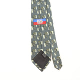 Back Back Detail of Vintage 1990's Peanuts Snoopy Cartoon Patterned Tie