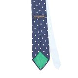 Back Back Detail of Vintage 1990's Tommy Hilfiger Polka Dot Patterned Tie