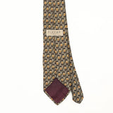 Back Back Detail of Vintage 1990's Geometric Patterned Tie