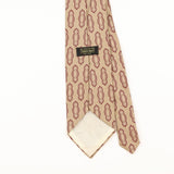 Back Detail of Vintage 1970's Geometric Patterned Tie