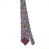 Back of Vintage 1990's Boston Traders Geometric Patterned Tie