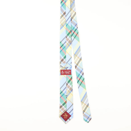 Back of Vintage Penguin Check Patterned Tie