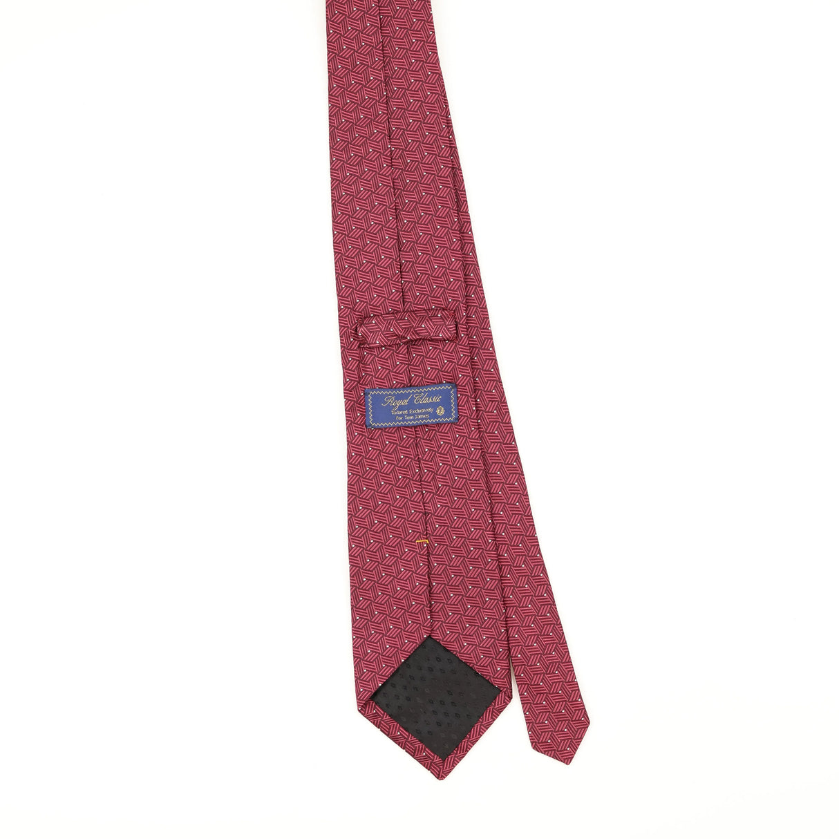Back of Vintage 1990's Geometric Patterned Tie