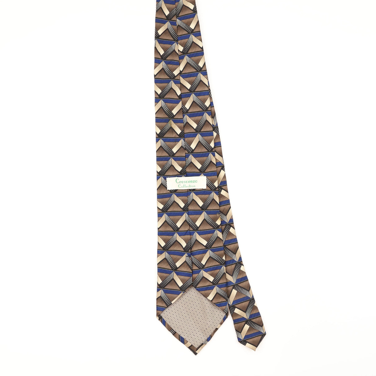 Back of Vintage 1990's Geometric Patterned Tie