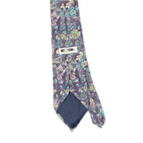 Back Back Detail of Vintage 1990's J.T. Beckett Floral Patterned Tie