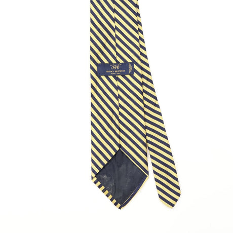 Back Back Detail of Vintage 1990's Brooks Brothers Striped Patterned Tie