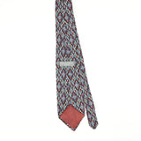 Back of Vintage 1990's Christian Dior Geometric Patterned Tie