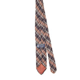 Back Back of Vintage 1980's Austin Reed Plaids & Checks Patterned Tie