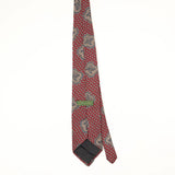 Back Back of Vintage 1990's Croft & Barrow Paisley Patterned Tie
