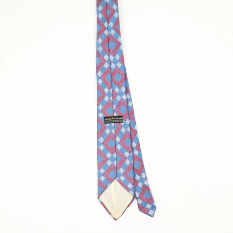 Back Back of Vintage 1980's Wembley Geometric Patterned Tie