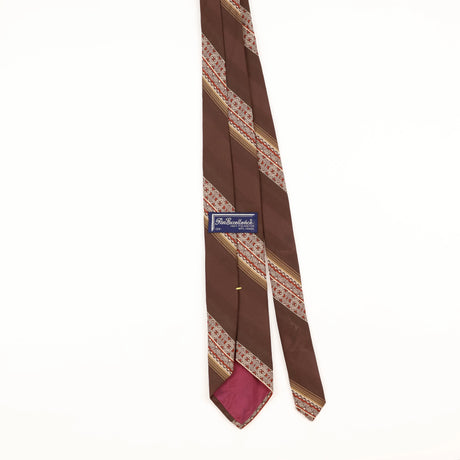 Back of Vintage 1960's Par Excellence Striped Patterned Tie