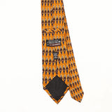 Back Back Detail of Vintage 1990's Jz Richards Geometric Patterned Tie