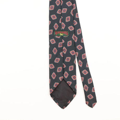 Back Detail of Vintage 1990's Geometric Patterned Tie
